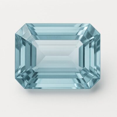 Aigue-marine taille émeraude 3.53 carats – Transparence exceptionnelle