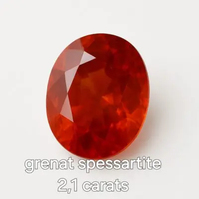 Grenat spessartite 2.1 carats