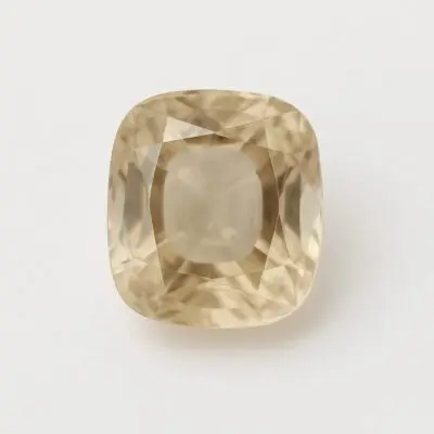 Topaze Naturelle Light Brown – 13.24 ct – Coussin Rectangulaire – Certificat Inclus