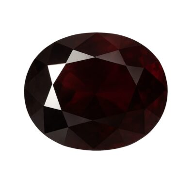 Grenat Hessonite Naturelle 12,81 Carats – Taille Ovale Mixte