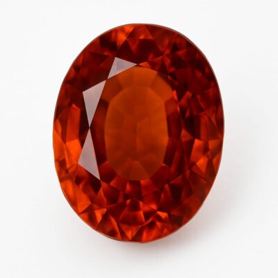 Grenat Hessonite Naturelle 5,66 Carats – Taille Ovale