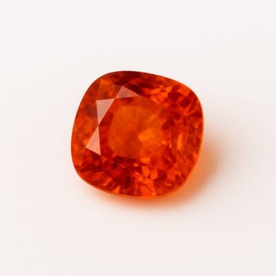 Spinelle orange facettée – 0,58 carat