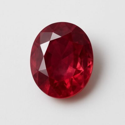 Tourmaline Rubellite Naturelle – 3,25 carats – Taille ovale