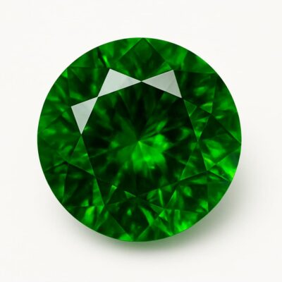 Tsavorite Naturelle Ronde 1.85 carat – Qualité Supérieure