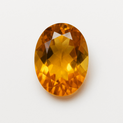 Citrine Naturelle 2.25 Carats - Pierre Fine Facettée Ovalisée