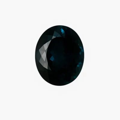 Topaze Blue London ovale 6.23 carats – Origine Brésil – Pierre précieuse bleue